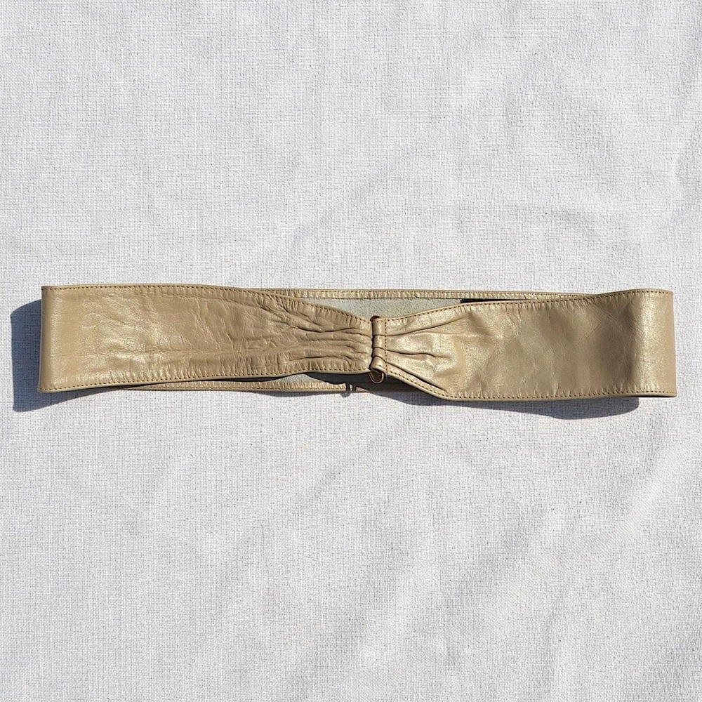 taupe belt from maureen elaine